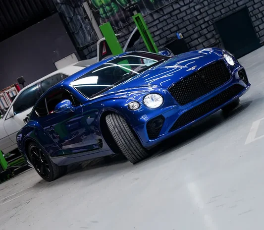 Bentley Continental GT detailed at the System X Car Care workshop in Abu Dhabi