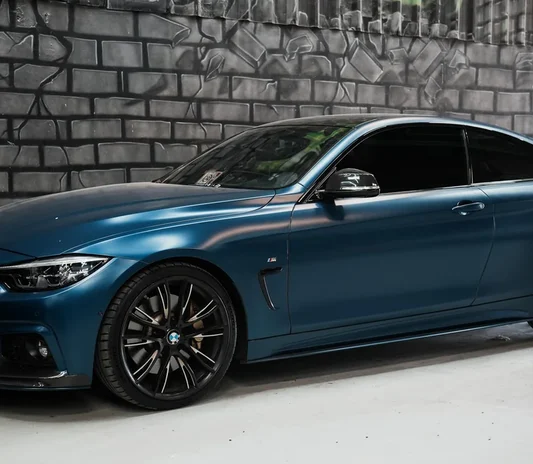 BMW 4 Series Coupe detailed at the Mussafah workshop